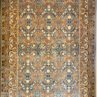 Persian Ziegler area rug hand knotted pure wool pile rug 275cm x 188cm