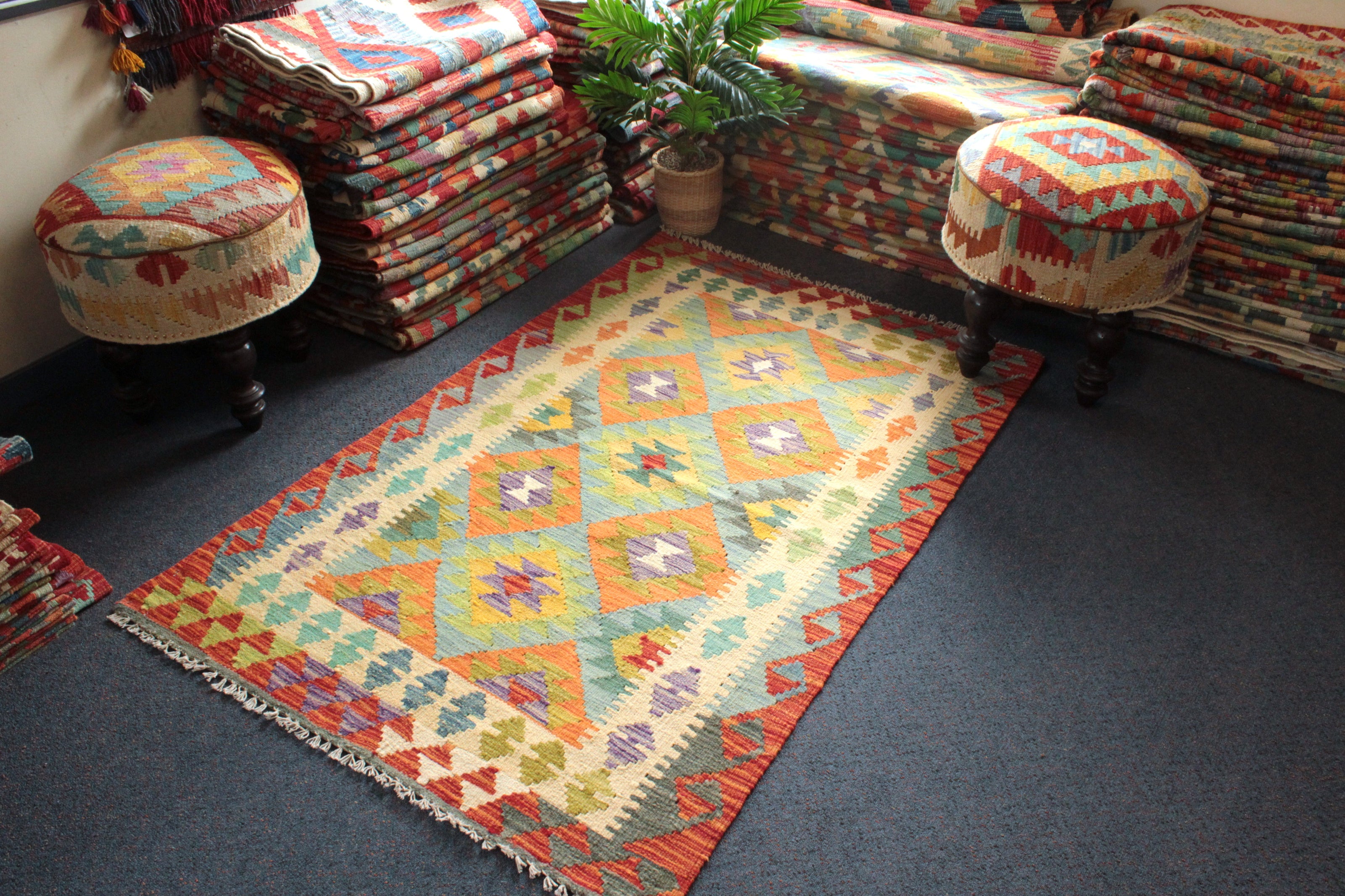 Chobi Kilim - 160 cm x 106 cm