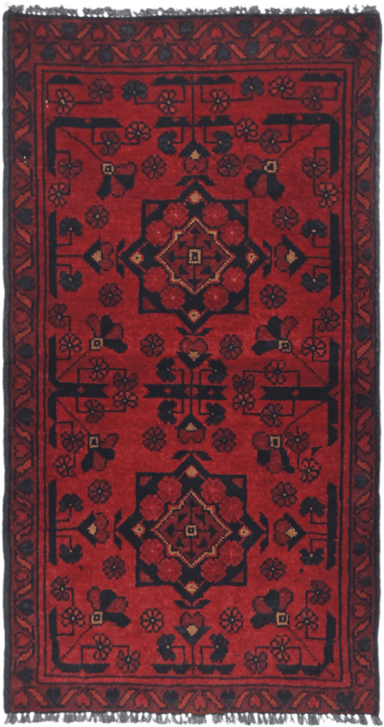 Khal Mohammadi Rug - 95 cm x 52 cm