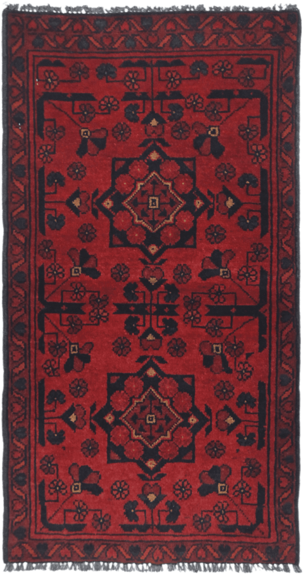 Khal Mohammadi Rug - 95 cm x 52 cm
