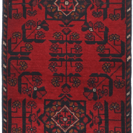 Khal Mohammadi Rug - 100 cm x 51 cm