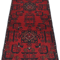 Khal Mohammadi Rug - 100 cm x 51 cm