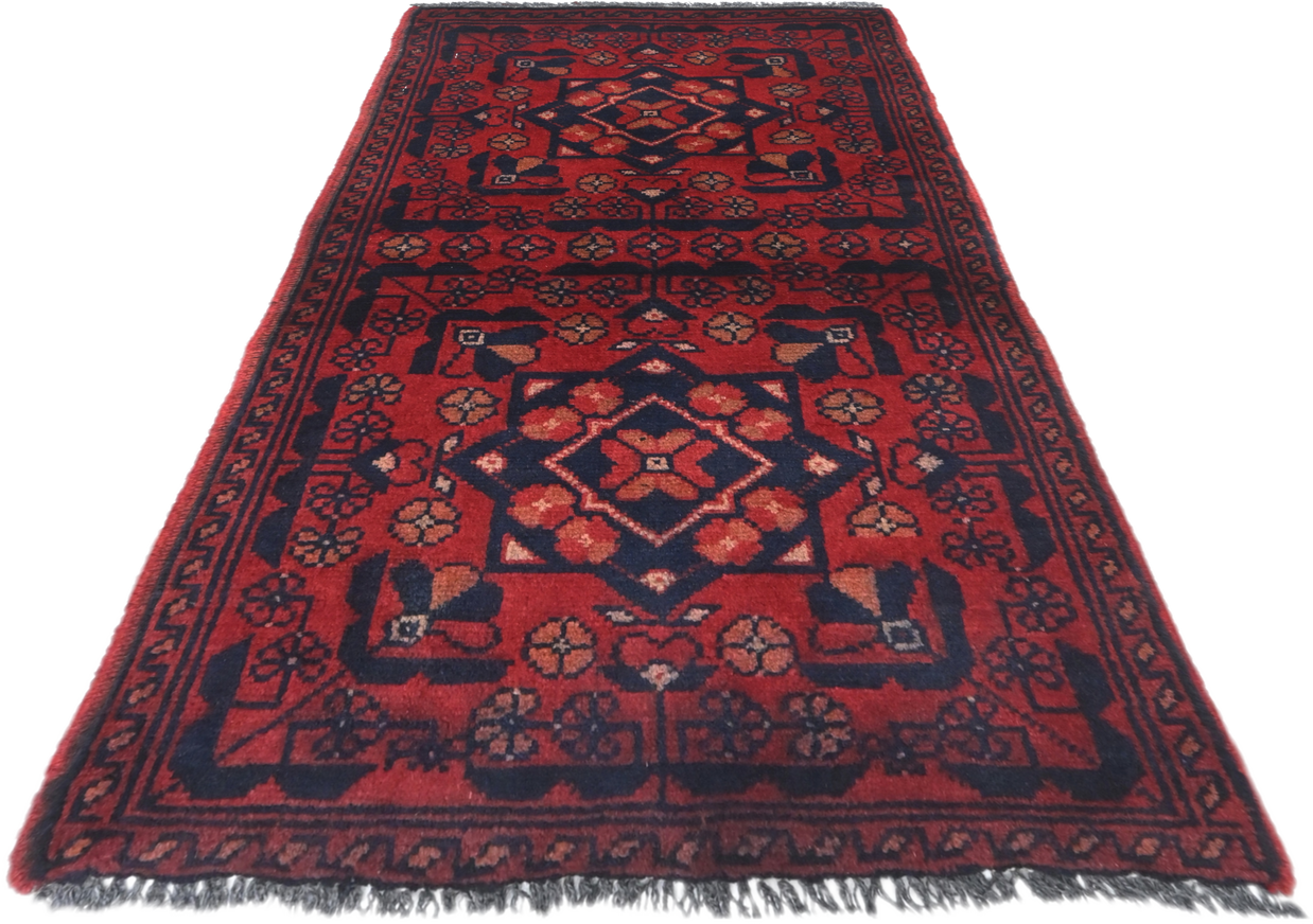 Khal Mohammadi Rug - 95 cm x 50 cm