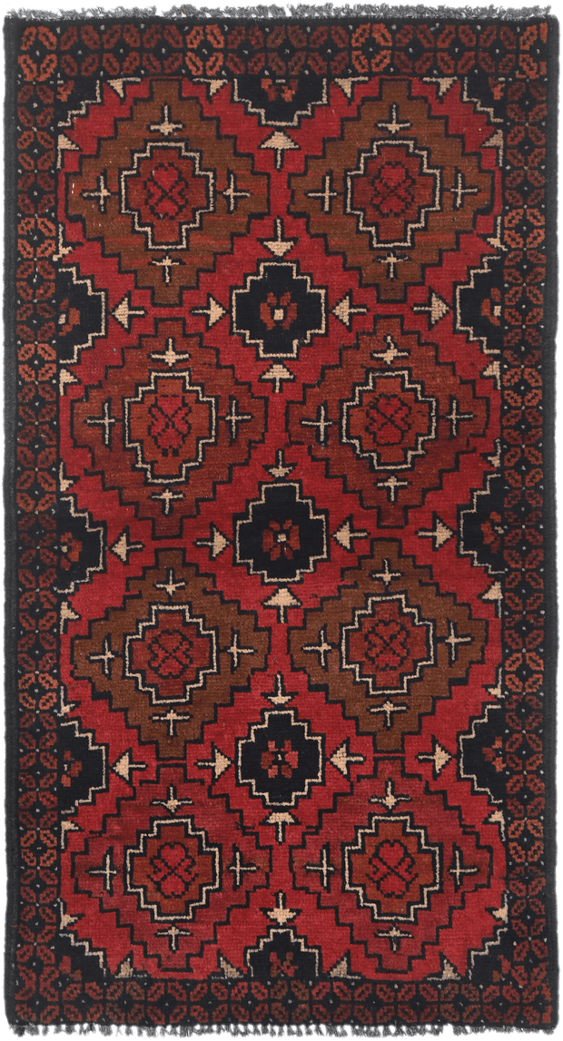 Khal Mohammadi Rug - 95 cm x 51 cm