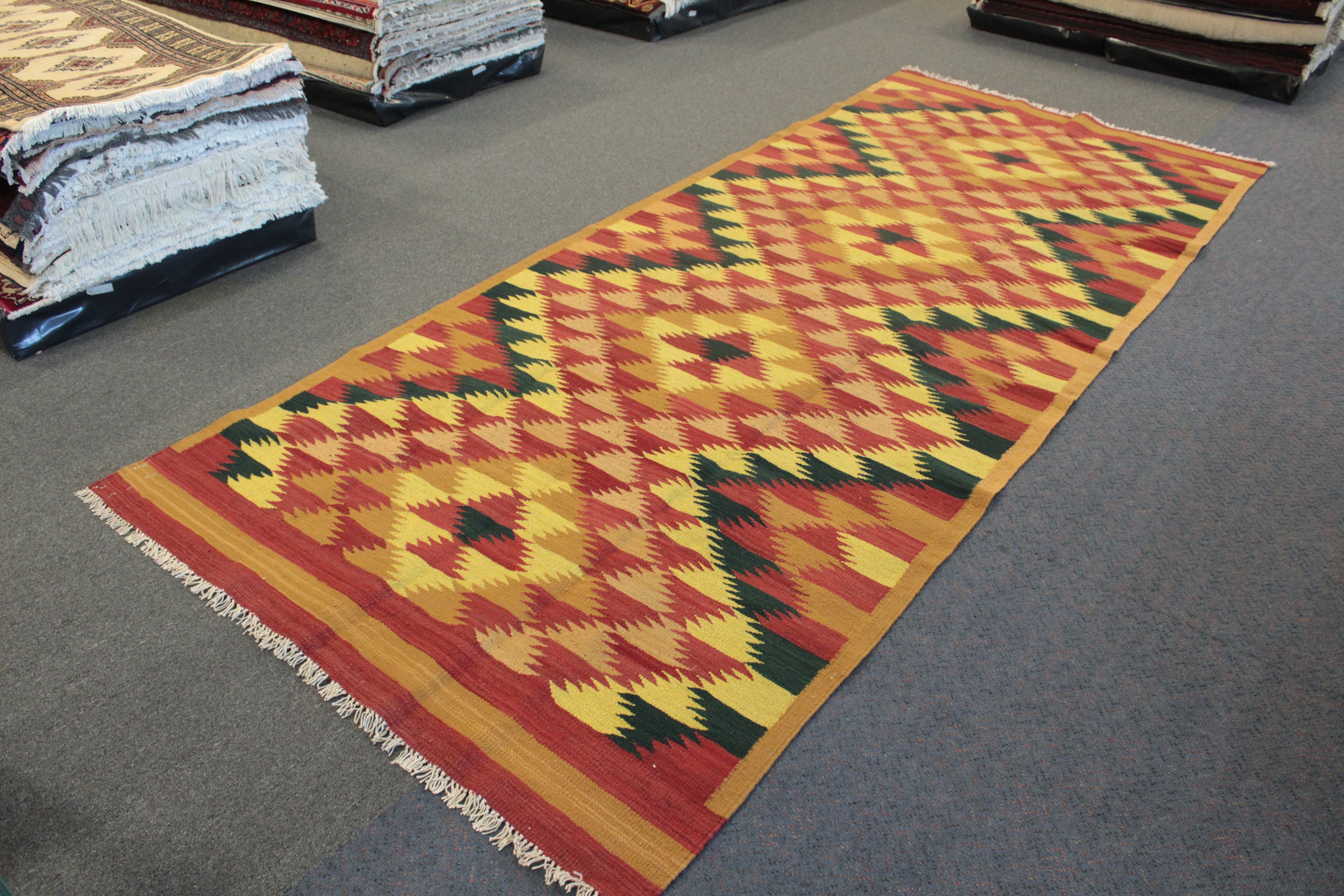 Turkish Kilim Runner -  367 cm x 143 cm
