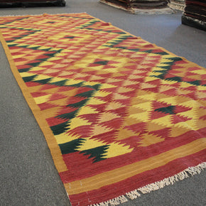 Turkish Kilim Runner -  367 cm x 143 cm