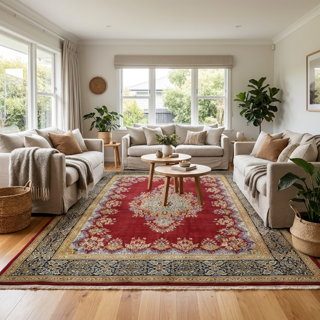 Kerman Shah Rug  - 390 cm x 299 cm
